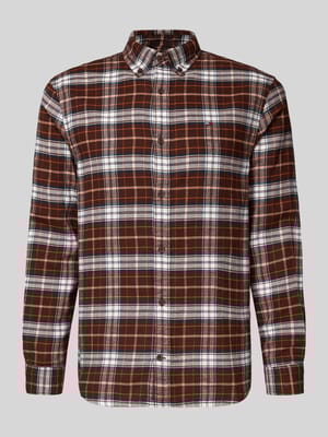 Regular Fit Freizeithemd aus reiner Baumwolle Shop The Look MANNEQUINE