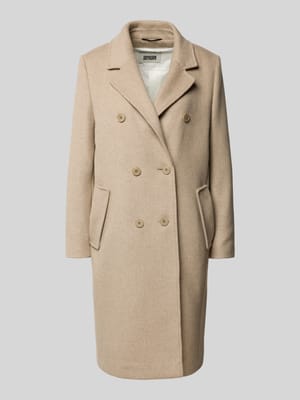 Regular fit lange jas van kasjmiermix, model 'Bramcote' Shop The Look MANNEQUINE