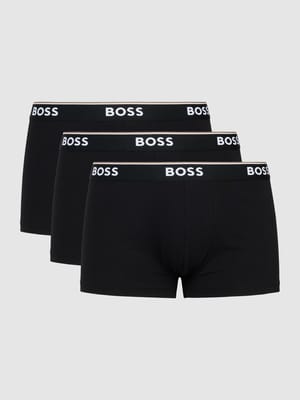 Boxershort met elastische band met logo in een set van 3 stuks Shop The Look MANNEQUINE