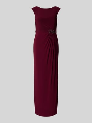 Avondjurk met plooien en pailletten Shop The Look MANNEQUINE