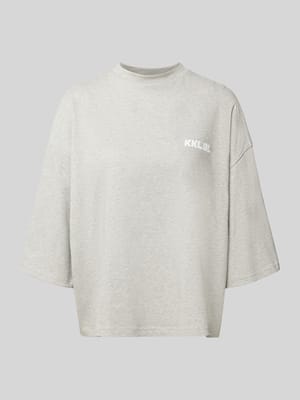 Oversized T-Shirt mit Rundhalsausschnitt Shop The Look MANNEQUINE