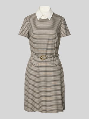 Knielanges Etuikleid mit Allover-Muster Modell 'KETALI' Shop The Look MANNEQUINE