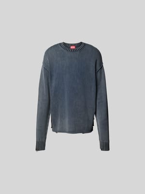 Pullover mit gerippten Abschlüssen Shop The Look MANNEQUINE