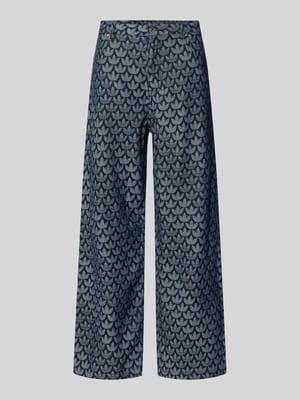 Jeans o szerokim kroju z kieszeniami wpuszczanymi Shop The Look MANNEQUINE