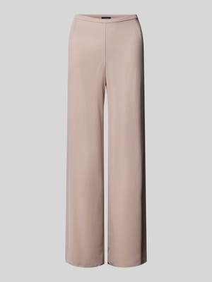 Spodnie materiałowe o kroju wide fit z wszytym zamkiem błyskawicznym Shop The Look MANNEQUINE