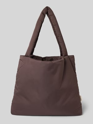 Tote Bag z detal z logo model „Puffy” Shop The Look MANNEQUINE