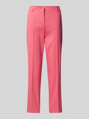 Regular Fit Stoffhose aus Baumwoll-Mix mit Leinen-Anteil Shop The Look MANNEQUINE