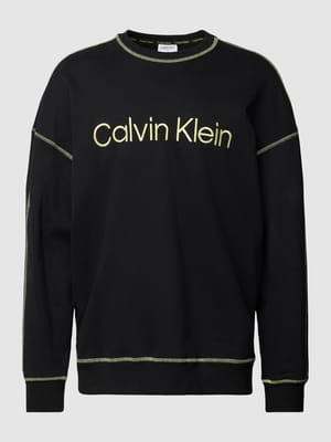 Sweatshirt mit Kontrastnähten Modell 'FUTURE' Shop The Look MANNEQUINE