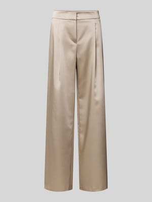 Regular Fit  Bundfaltenhose mit weitem Bein Shop The Look MANNEQUINE