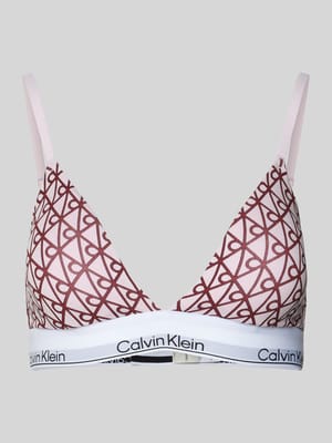 Triangel-BH mit elastischem Logo-Bund Shop The Look MANNEQUINE