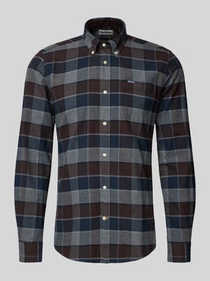 Tailored fit vrijetijdsoverhemd van puur katoen Shop The Look MANNEQUINE