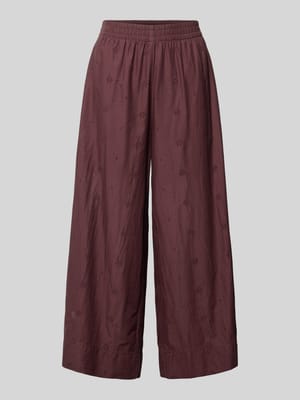 Regular Fit Culotte mit Stickereien Shop The Look MANNEQUINE
