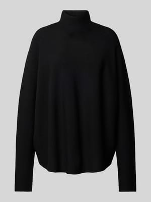 Gebreide pullover van scheerwol met opstaande kraag, model 'LYZA' Shop The Look MANNEQUINE