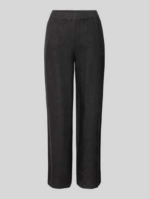 Spodnie lniane o kroju relaxed fit z wpuszczanymi kieszeniami model ‘Emmi’ Shop The Look MANNEQUINE