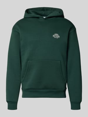 Hoodie mit Logo-Print und Känguru-Tasche Shop The Look MANNEQUINE
