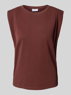 Regular Fit T-Shirt mit Kappärmeln Shop The Look MANNEQUINE