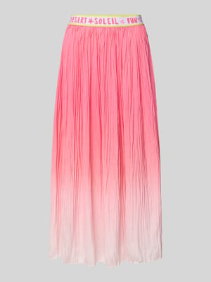 Midirock in Crinkle-Optik mit elastischem Bund Shop The Look MANNEQUINE