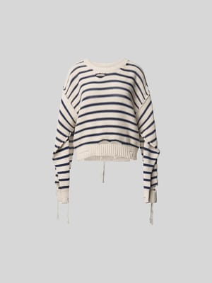 Oversized Pullover in Strick-Optik Shop The Look MANNEQUINE