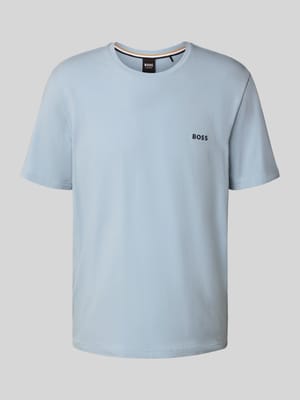 Regular Fit T-Shirt aus Baumwoll-Elasthan-Mix Shop The Look MANNEQUINE
