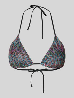 Bikini-Oberteil mit Allover-Muster  Shop The Look MANNEQUINE
