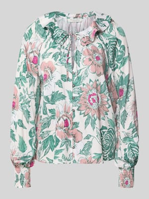 Relaxed Fit Bluse aus reiner Viskose Shop The Look MANNEQUINE