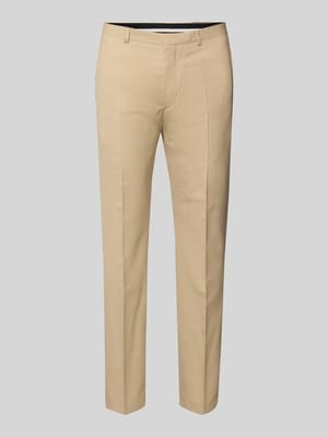Slim Fit Anzughose mit Bundfalten Modell 'Hesten232X' Shop The Look MANNEQUINE