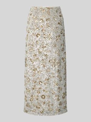 High Waist Maxirock mit Pailletten Modell 'Magnolia' Shop The Look MANNEQUINE