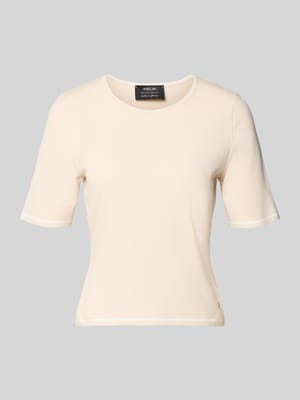 gebreide pullover met ronde hals Shop The Look MANNEQUINE