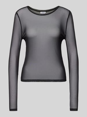 Longsleeve mit Rundhalsausschnitt Modell 'JUDITH' Shop The Look MANNEQUINE