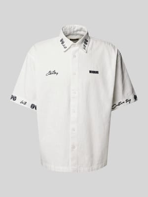 Vrijetijdsoverhemd met knoopsluiting, model 'Wang' Shop The Look MANNEQUINE