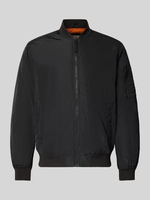 Kurtka blouson o kroju regular fit z kołnierzem w stylu college, model 'JOSHUA' Shop The Look MANNEQUINE