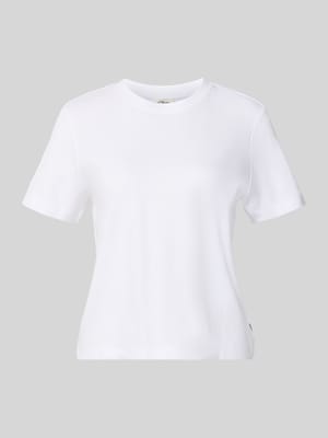 Regular Fit T-Shirt aus reiner Baumwolle Shop The Look MANNEQUINE