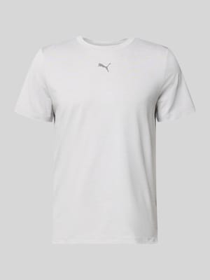 Regular Fit T-Shirt mit Rundhalsausschnitt Shop The Look MANNEQUINE