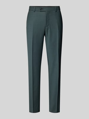 Tapered Fit Anzughose mit Bügelfalten Modell 'Cole' Shop The Look MANNEQUINE