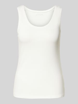 Regular fit tanktop van katoenmix Shop The Look MANNEQUINE