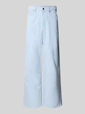 Loose Fit Jeans mit Kontrastnähten Shop The Look MANNEQUINE