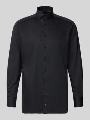 Modern Fit Businesshemd aus reiner Baumwolle Modell 'Global Kent' Shop The Look MANNEQUINE