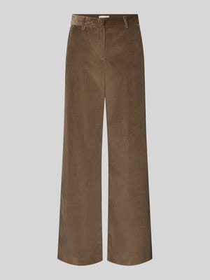 Regular Fit Cordhose mit Bundfalte Shop The Look MANNEQUINE