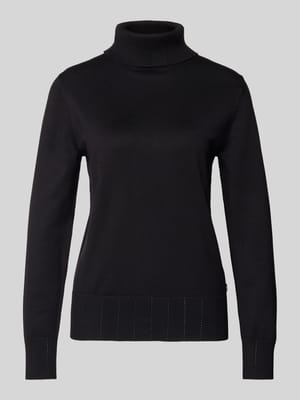 Slim Fit Rollkragenpullover aus Viskose-Mix Shop The Look MANNEQUINE