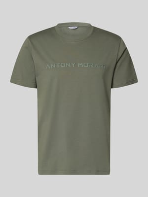 t-shirt z nadrukiem z logo Shop The Look MANNEQUINE