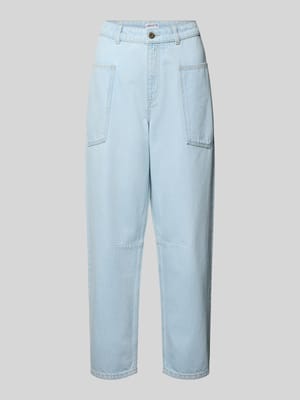 Barrel Fit Jeans mit aufgesetzten Taschen Shop The Look MANNEQUINE