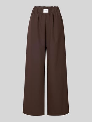 Wide Leg Hose aus Viskose-Mix Modell 'TOSCA' Shop The Look MANNEQUINE