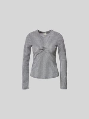 Longsleeve mit Raffungen Shop The Look MANNEQUINE