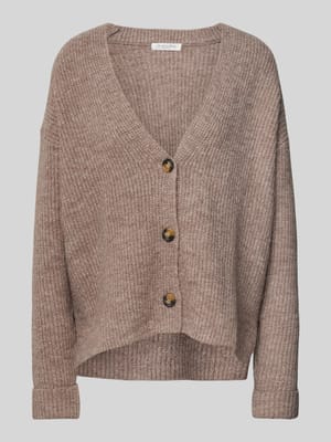 Strickjacke mit Knopfleiste Shop The Look MANNEQUINE