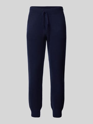 Slim fit kasjmier broek met tunnelkoord Shop The Look MANNEQUINE