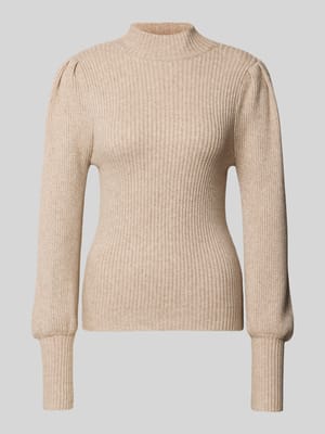 Regular Fit Strickpullover aus Viskose-Mix Modell 'KATIA' Shop The Look MANNEQUINE