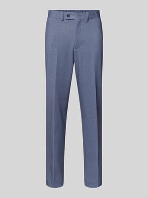 Stoffen broek met achterzakken Shop The Look MANNEQUINE