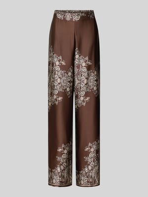 Stoffen broek met elastische band Shop The Look MANNEQUINE