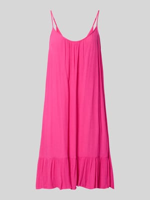Minikleid aus Viskose mit tiefem Rückenausschnitt Shop The Look MANNEQUINE