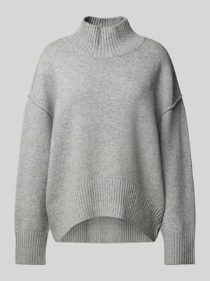 Oversized Strickpullover mit Stehkragen Shop The Look MANNEQUINE